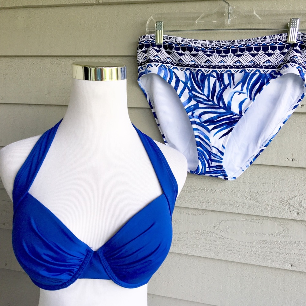 New Tommy Bahama Full Fronds Bikini 36C/Lg.
